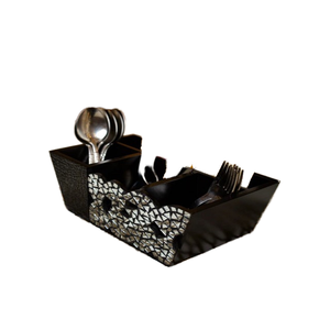 ชุดช้อนส้อมหรูหราทันสมัย รวมถึงช้อนเสิร์ฟและที่ใส่กระดาษทิชชู่ โดย K S Exports ออกแบบมาพิเศษสำหรับงานเลี้ยงที่บ้าน - Product Image 2