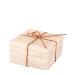 Sous-verres créatifs en marbre pour la maison, les restaurants et les bars, tapis et accessoires de décoration de table, sous-verres en marbre - Product Image 1