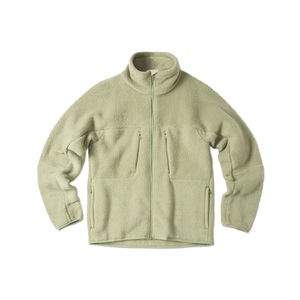 New Style Men's Full Zip Stand Collar Sherpa Jackets Front Custom Logo Full Sleeve Winter <b>Warm</b> Soft Outerwear Fleece Jackets - Product Image 5