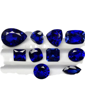 Saphir Padparadscha bleu rond de 5 mm à 20 mm, prix d'usine, pierres précieuses en vrac, pierres colorées taillées en laboratoire, vente en gros, fabricants - Product Image 6