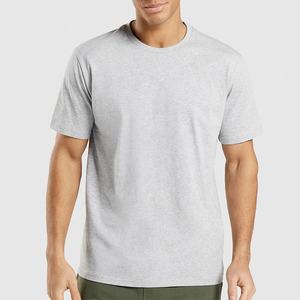 Blank Custom Logo 230GSM Heavy Weight Black <b>White</b> Men's Plain T <b>Shirts</b> Athletic Active Wear <b>Slim</b> <b>Fit</b> Men's T-<b>shirts</b> Curve Hem - Product Image 1