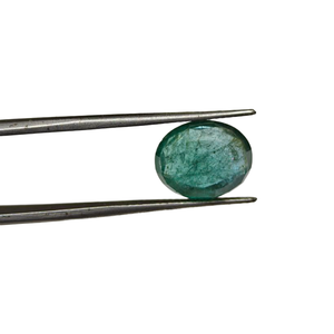 Esmeralda de corte ovalado de 5.87 ct, piedra preciosa natural suelta para anillos, pendientes y collares al mejor precio - Product Image 1