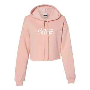 Women's <b>Black</b> Cropped Pullover Hoodie <b>Long</b> <b>Sleeve</b> Drawstring Hooded Sweatshirt Graphic Print Casual <b>Crop</b> <b>Top</b> - Product Image 2