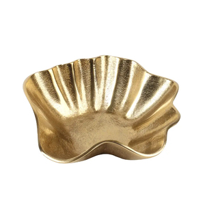 Bol à bijoux en forme de feuille d'argent, fait main, en métal, style vintage, décoration de mariage, article cadeau, artisanat - Product Image 3