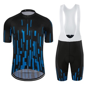 Nouvel ensemble de cyclisme personnalisé pour hommes, respirant, écologique et coupe-vent, avec motif sur mesure par une équipe de technologie professionnelle - Product Image 1