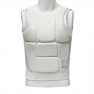 Wholesale Boxing Belly Pads Chest Guard MMA Body Protector Martial Arts <b>Karate</b> Training <b>Equipment</b> Durable Leather Eco-Friendly - Product Image 3