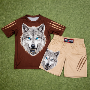 Wholesale Customized Jiu Jitsu <b>Grappling</b> Rashguard & MMA <b>Shorts</b> Set Muay Thai Wrestling MMA BJJ Martial Arts MMA <b>Shorts</b> Set - Product Image 1