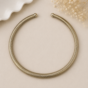 Minimalist <b>Silver</b> Snake Chain <b>Choker</b> Necklace Unisex Everyday Wear - Product Image 5