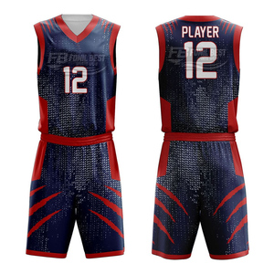Tenue de Basketball Homme Personnalisable pour Équipe/Club – Col en V, Respirante, Séchage Rapide, 100% Polyester, Faible MOQ, Service OEM - Product Image 1