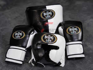 Personalized No Boxing No Life Mexican Style Premium Cowhide Leather MMA Sanda Kick Boxing Training <b>Gloves</b> Non-Slip <b>Moisture</b> Set - Product Image 4