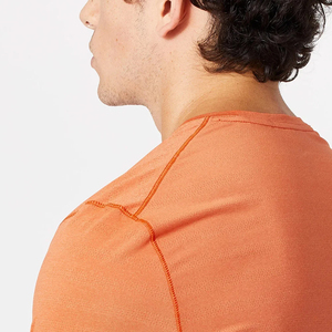 เสื้อยืดฝึกซ้อมพิมพ์ลายแบบซับลิเมชั่นระดับมืออาชีพ เสื้อยืดแขนสั้นสำหรับออกกำลังกายช่วงฤดูร้อน  โลโก้ส่วนตัว  คอวี  ผ้าแคนวาส  สำหรับการแสดงออกทางกีฬา - Product Image 6