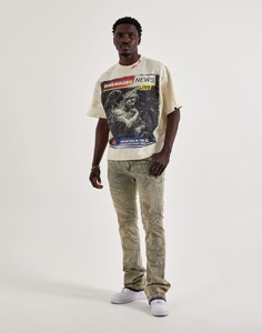 เสื้อยืดสตรีทแวร์คุณภาพสูง พิมพ์ลาย DTF ระบายอากาศได้ดี แห้งเร็ว คอกลม |   ผ้าใบขนาดใหญ่สำหรับผู้ชาย - Product Image 3