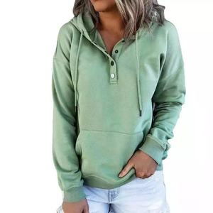 Sudadera con capucha personalizada para mujer, nueva moda, OEM, venta al por mayor - Product Image 1