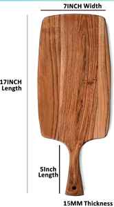 Antique Finished Handmade Butcher Chopping Cutting Acacia Wood Board Home Hotel Restaurant Manufacture Wholesale Form India - Product Image 6