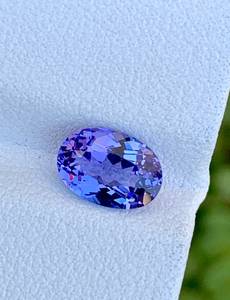Tanzanita Natural de Forma Ovalada, Piedra Preciosa Suelta de Tanzania, Joyería Fina, Cristal Azul Violeta - Product Image 3