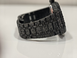 Montre-bracelet analogique polygonale de luxe pour homme, style Hip Hop, avec diamants Moissanite et quartz - Product Image 5