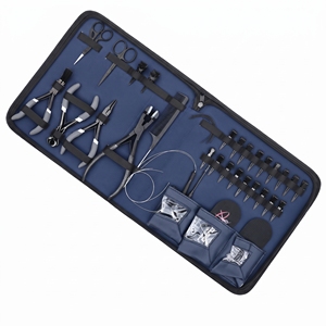 Juego de Herramientas Avanzadas para Extensiones de Cabello: Alicates de Crimpado para Micro Anillos, Alicates para Remover Anillos Nano, Alicates Selladores de Cinta, Cortador de Fusión, Peine y Clips - Product Image 6