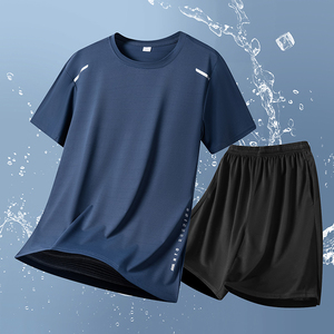 Nouveau T-shirt de sport pour homme à séchage rapide, léger, imprimé, écologique, respirant, à manches courtes, pour la gym - Product Image 4