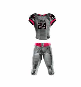 ชุดยูนิฟอร์มอเมริกันฟุตบอลแบบเรียบสีพื้น ปรับแต่งได้ตามต้องการ OEM ODM พร้อมโลโก้ ชุดเสื้อเจอร์ซีย์อเมริกันฟุตบอล - Product Image 4