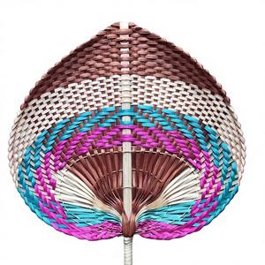 Exquisito abanico de bambú fabricado en Vietnam para decoración de apartamentos y servicio profesional de estilismo de interiores. - Product Image 1