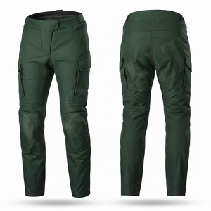 Pantalon de moto tendance en textile streetwear, imperméable, avec protections, respirant, pour la course en extérieur, avec protections pour les genoux - Product Image 3