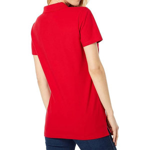 Polo de Mujer en Tendencia, Venta al por Mayor, Logotipo Bordado Personalizado, Manga Corta, Algodón Piqué, Uniforme Deportivo de Golf para Mujer - Product Image 3