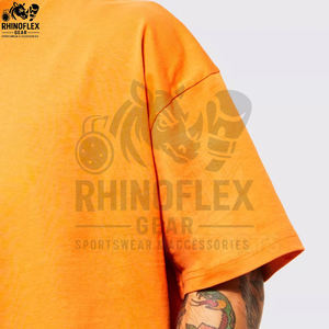 T-shirt Boxy Homme Grande Taille Nouvelle Collection Été Coton Blanc Uni Col Rond Manches Courtes Décontracté - Product Image 5