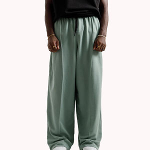 Pantalones Baggy 2026, Fabricación de Pantalones Deportivos de Algodón con Logotipo Personalizado, Pantalones Anchos de Pierna Ancha - Product Image 1