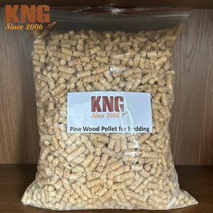 Fournisseur de granulés de litière en bois de pin, litière pour animaux à haute absorption et faible humidité, approvisionnement en vrac, OEM, export Vietnam - Product Image 1