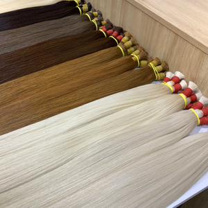 Venta al por mayor de fábrica de cabello liso vietnamita personalizado a granel, extensiones de alta calidad en color rubio con longitud de 10 a 34 pulgadas - Product Image 2