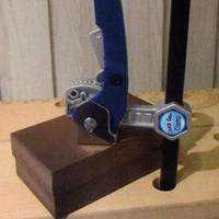 Pince de serrage à levier pour rainures de table 150 mm, pince à cliquet pour rail de guidage pour le travail du bois, la découpe et le fraisage