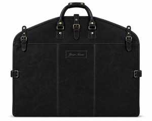 Real Leather Suit <b>Carrier</b> Premium Business Travel <b>Dress</b> Bag Heavy Duty Protection Zipper Casual Clothing Storage Cover LSC-0001 - Product Image 5