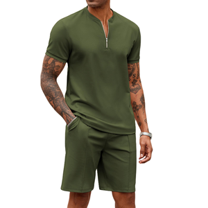 Ensemble polo et short de golf sur mesure pour homme, vêtements de sport écologiques et légers pour homme - Product Image 5