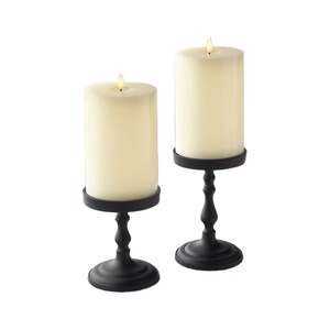 Modern Metal Glass <b>Hurricane</b> Candle Holder Decorative <b>Lantern</b> for Table Centerpiece Home Decor - Product Image 1