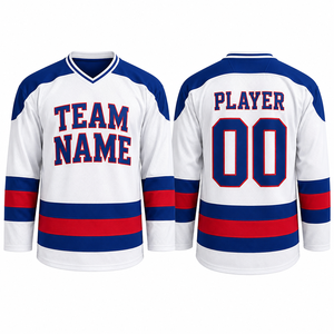 Custom Ice Hockey Jersey Wholesale Team Uniform Breathable Mesh Hockey Shirt OEM ODM Manufacturer - Product Image 1