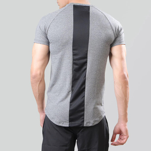 เสื้อยืดคอกลมแขนสั้นผ้า 180GSM สำหรับออกกำลังกาย ดีไซน์เรียบง่าย สไตล์ลำลองสำหรับผู้ชาย - Product Image 2