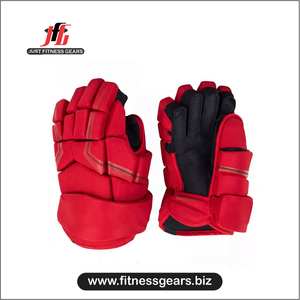 JUST FITNESS GEARS Gants de hockey sur glace en nylon robuste P92 Blade, paume noire, légers, imperméables, offrant une protection pour la glace épaisse - Product Image 3