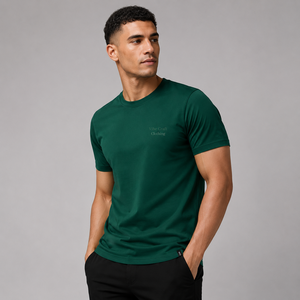 High Quality <b>Blank</b> Unisex V-neck Short Sleeve Eco-Friendly Breathable <b>Canvas</b> Promotional T-shirt Custom Logo Label Men Casual - Product Image 4