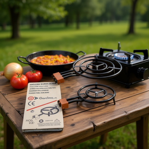 Bruciatore a Gas Garclma Paellero Mod 400 in Ghisa, Componente per Piano Cottura Portatile - Product Image 3