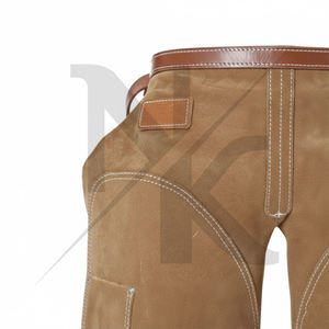 Tablier de fermeur de luxe de haute qualité, durable, en cuir véritable avec fermeture à boucle, pour le sablage et l'entretien équestre - Product Image 2