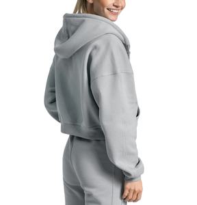 Jerséis personalizados de alta calidad para mujer, sudaderas con cremallera, sudaderas con capucha de lana con cremallera descarada de gran tamaño para mujer 2026 - Product Image 3