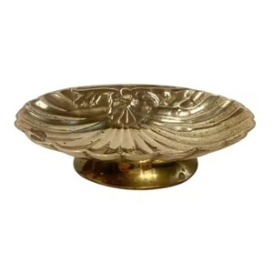 Jabonera de latón antiguo, nueva, para el hogar, hotel, baño, lavabo, decorativa, para uso en la encimera, jabonera y soporte para higiene. - Product Image 2