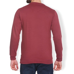 Sweat-shirt à col rond surdimensionné pour homme de haute qualité avec logo personnalisé, en molleton de coton, streetwear décontracté, OEM - Product Image 2