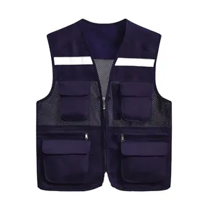 Gilet de sécurité personnalisé en gros, durable et lumineux, avec bande réfléchissante, améliore la visibilité dans toutes les conditions - Product Image 2