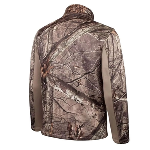 Wholesale GRACE <b>SIGN</b> Unisex Winter Upland Bird Hunting Jacket Water Resistant Soft <b>Shell</b> with Zip Closure Camouflage - Product Image 2