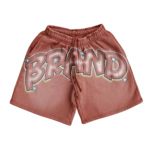 Ensemble de survêtement tricoté en molleton pour homme, coupe oversize, col rond, motif léopard, style décontracté, 100 % coton, délavé à l'acide, séchage rapide - Product Image 3