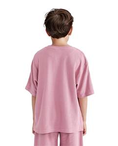 Ensemble T-shirt et Short Décontracté de Haute Qualité OEM ODM 2026 pour Enfants – Tenue d'Été 2 Pièces pour Filles et Garçons - Product Image 4