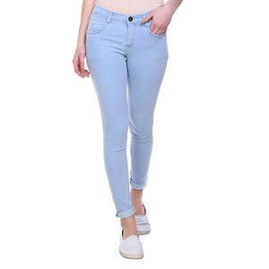 Nouveauté - Pantalon en jean décontracté pour femme, personnalisé, uni, prix bas, tissu de haute qualité, respirant, pantalon en jean pour femme - Product Image 1