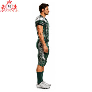 Uniforme de football vert pour hommes, impression par sublimation, polyester respirant, uniformes d'équipe pour adultes - Product Image 4