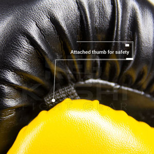Top Trendy 16 oz Leather Boxing Gloves Strong Outer Shell Inner Foam Moisture Wicking Breathable Design Customizable Packaging - Product Image 5